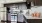 kitchen with granite countertops and white tile backsplash