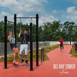 Break a sweat on Del Ray Tower's rooftop track with workout equipment. 💪
#RooftopFitness #RooftopTrack #FuseDelRay #LiveFuseDelRay #AlexandriaApartments #AlexandriaLiving Instagram post from @fusedelray on July 21, 2024 14:13:04pm